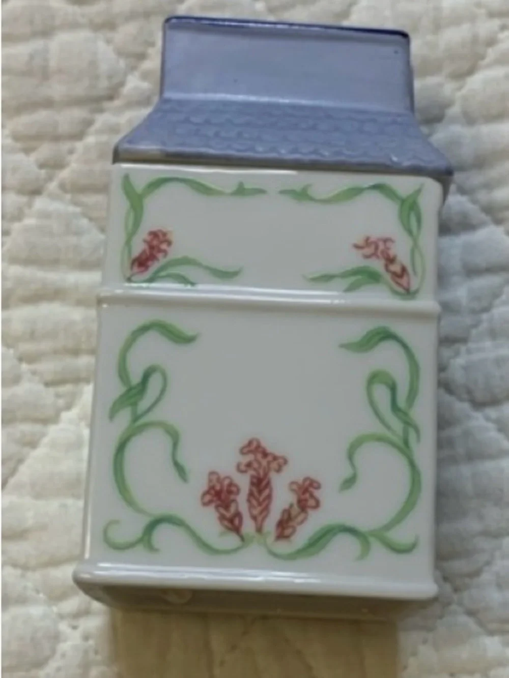 Lenox Vintage 1989 Collectible Porcelain Ginger Spice Village Jar House